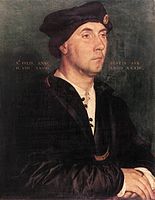 『リチャード・サウスウェル卿の肖像』(1536年頃) ウフィツィ美術館