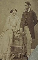Клементина Гаварден (?) и Дональд Кэмерон  (англ.) (рус. (1835—1905)[Прим 4]