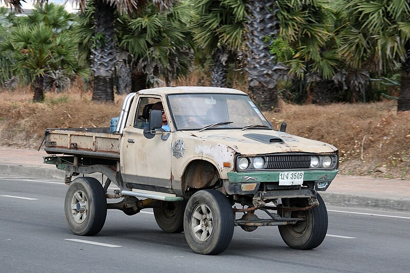 File:Heavily modified Datsun 620 in Thailand.JPG