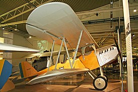 Heinkel HD 35 in een museum in Stockholm