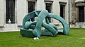 Henry Moore sculpture outside the Fitzwilliam Museum in Cambridge.