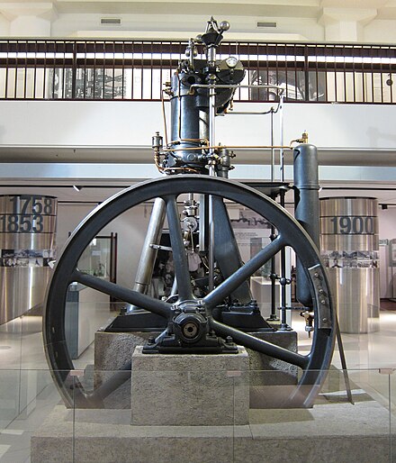 First fully functional diesel engine, designed by Imanuel Lauster, built from scratch, and finished by October 1896.[5][6][7]Rated power 13.1 kWEffective efficiency 26.2% Fuel consumption 324 g·kW−1·h−1.
