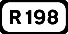 Straßenschild R198}}