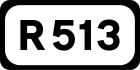 R513 Straßenschild}}