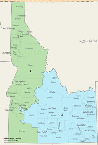 <span class="mw-page-title-main">Idaho's congressional districts</span>