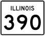 Marcador de la ruta 390 de Illinois