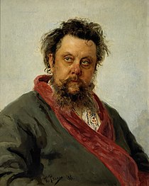 Portrait of M. P. Mussorgsky (1881)