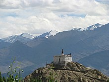 A small gompa (religious building) in Ladakh India - Ladakh - Leh - 012 - lonely gompa south of Leh (3841440587).jpg