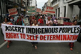 <span class="mw-page-title-main">Self-determination</span> Principle in international law; the right of people to freely choose their sovereignty