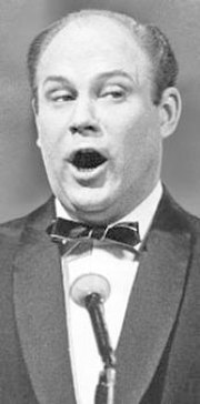 Ingvar Wixell at the 1965 Melodifestivalen with the song "Absent Friend".