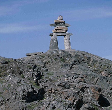 Inunnguaq (a human-like statue), a type of inukshuk (stone landmark)