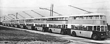 Ipswich trolleybuses on delivery - 1937.jpg