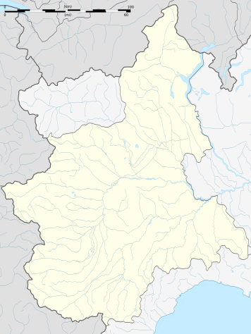 Location map Italy Piedmont