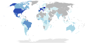 Nations visited by Pope John Paul II