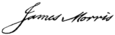 Signature of James Morris