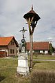 Čeština: Janova Ves - zvonička a kříž