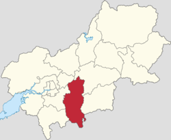Location within Yanqing District