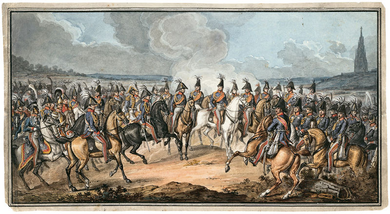 File:Johann Jacob Kirchhoff Die Königsparade auf dem Tempelhofer Feld c1825.jpg