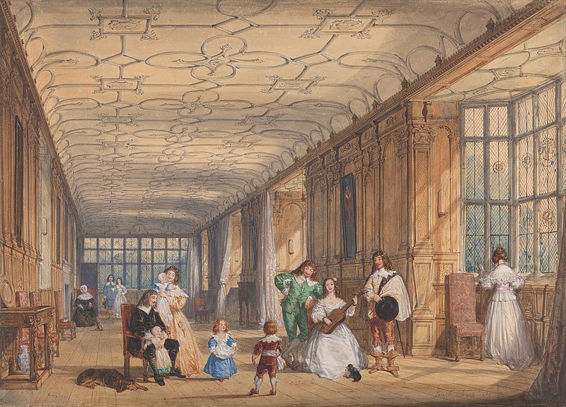 The Long Gallery, Haddon Hall, Derbyshire - B1975.3.1242 - Yale Center for British Art