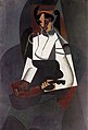 Juan Gris, 1916, Woman with Mandolin, after Corot (La femme à la mandoline, d'après Corot), oil on canvas, 92 x 60 cm, Kunstmuseum Basel