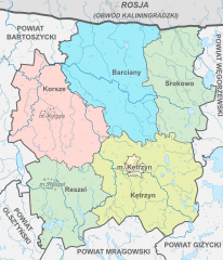 Plan powiatu kętrzyńskiego