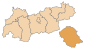 Location of the Lienz district within Tyrol