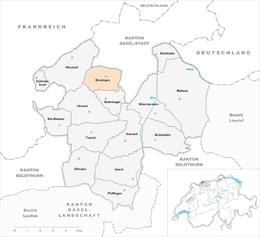 Binningen - Localizazion