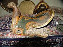 A Central Asian saddle from Kashgar, China. Kashgarsaddle.JPG