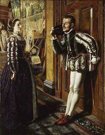 Katherine and Petruchio, Robert Braithwaite Martineau (1855)