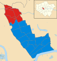 Kensington and Chelsea 2002 results map