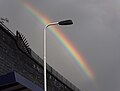 2012-05-11 A rainbow at Kentish Town railway station.