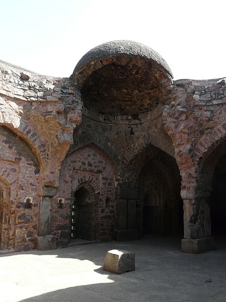 File:Khirki Masjid Collapsed northeast corner (3363538854).jpg