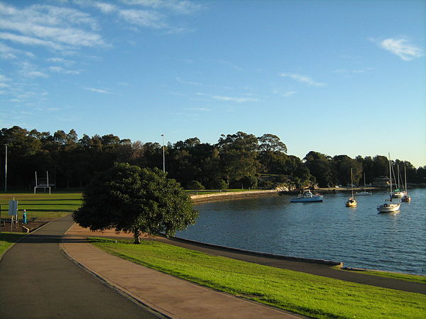 Foreshore of Iron Cove at King George Park
