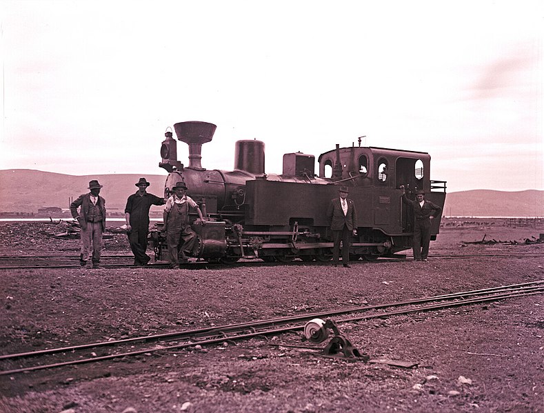 File:Knysna. South-Western Railway Company 0-8-0T Orenstein & Koppel 4880 of 1911, with staff (DRISA ZA 0375-N-N49631).jpg