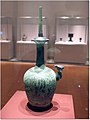 92. Goryeo Dynasty-Bronze kundika inlaid with silver