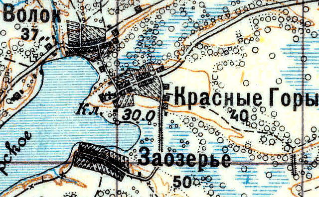 План села Красные Горы. 1926 год