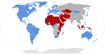 معاملة المثليين حسب الدولة أو الإقليم