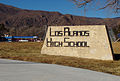 Old Main Sign for LAHS