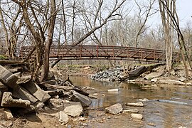 Lane Manor Park 1st footbridge