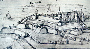 Leerort fortress in 1632