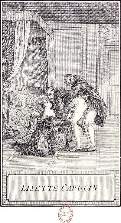 Les Heures de Paphos, contes moraux, 1787 - Figure p-64