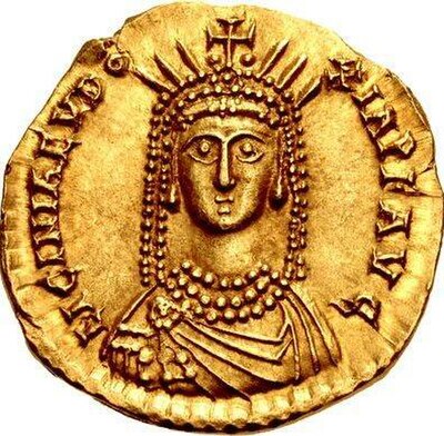 Solidus of Licinia Eudoxia