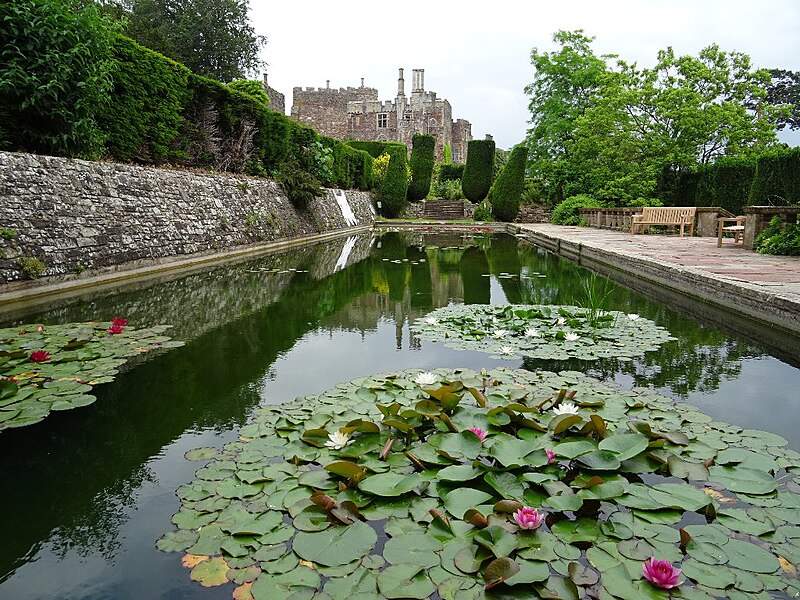 File:Lily pool at Berkeley Castle - geograph.org.uk - 5826709.jpg