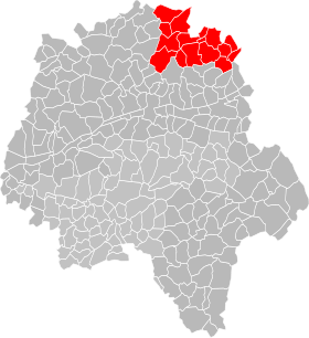 Localizarea Comunității comunelor din Castelrenaudais