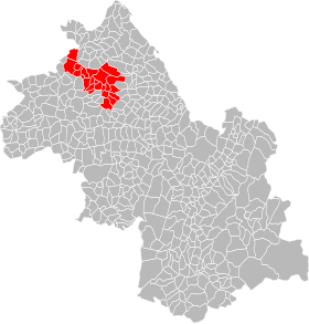 Localisation de Communauté d'agglomération Porte de l'Isère