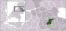 Nijverdal - Carte