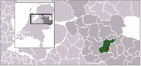 Locatie van Nijverdal