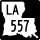 Louisiana Highway 557 marker