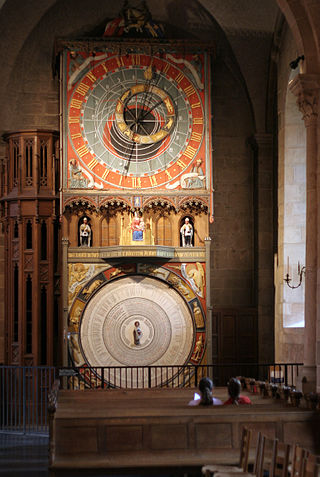 <span class="mw-page-title-main">Lund astronomical clock</span> 15th-century astronomical clock in Lund Cathedral