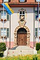* Nomination Portal of the Town hall, Münstertal, Black Forest, Germany. --Llez 05:38, 29 September 2023 (UTC) * Promotion  Support Good quality. --Velvet 06:40, 29 September 2023 (UTC)